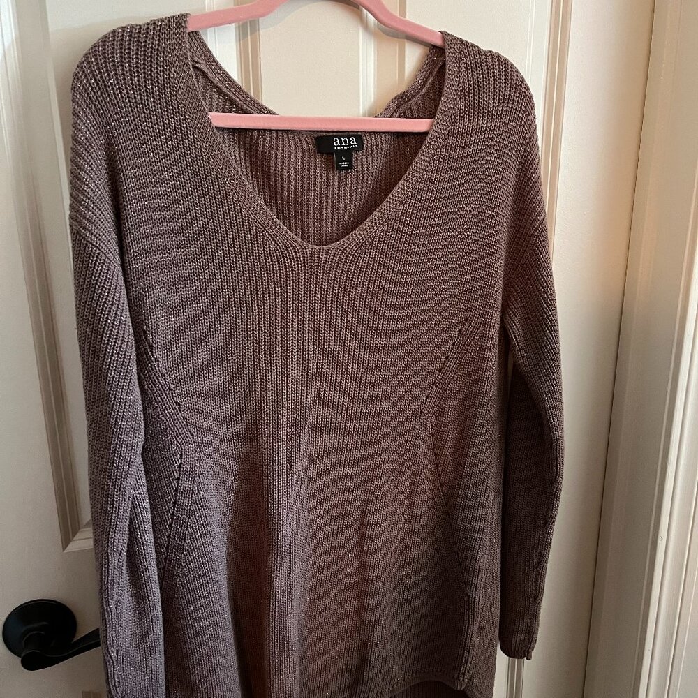 Ana Lightweight Sweater with Slight Metallic Sheen